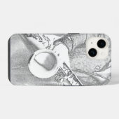 saxofonist iPhone hoesje (Achterkant horizontaal)