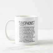 Saxofonist Koffiemok (Links)