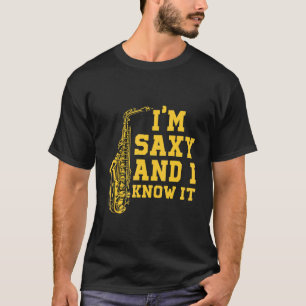 Saxofonist Muziekinstrument Jazzband Sa T-shirt