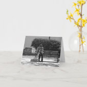 Saxofonist Note Kaart (Gele Bloem)