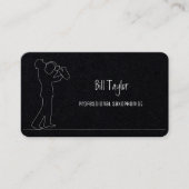 Saxofonist Premium Visitekaartje (Voorkant)