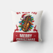 Saxofonist Saxofonist Sax Kussen (Achterkant)