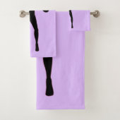 Saxofonist Vrouw Badhanddoeken of Kies Kleur Bad Handdoek (Insitu)