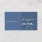 Saxofonistisch Visitekaartje (Achterkant)