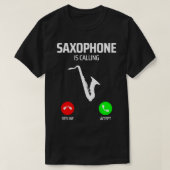 saxofoon 1 t-shirt (Design voorkant)