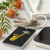 Saxofoon Afstuderen Sleutelhanger (Voorkant Rechts)