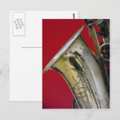 Saxofoon Briefkaart (Voorkant / Achterkant)