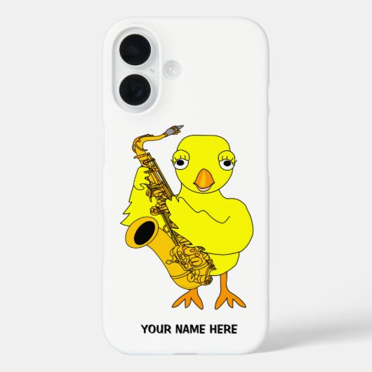 Saxofoon Chick Afstuderen Case-Mate iPhone Case (Achterkant)