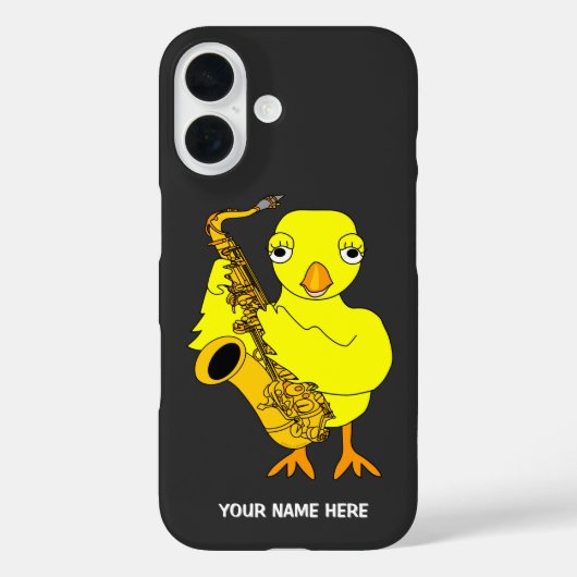 Saxofoon Chick Afstuderen Case-Mate iPhone Case (Achterkant)
