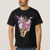 Saxofoon - Colorful graffiti T-shirt (Voorkant)
