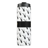 Saxofoon Cool White Music Thermosbeker (Voorkant)