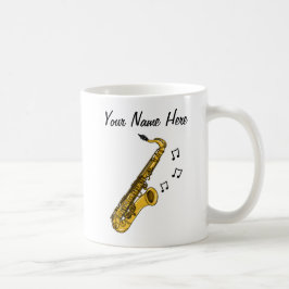 Saxofoon Custom Mok Saxofonist Muzikant Gift