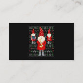 Saxofoon Drums Accordion Lelijke Kersttrui G Visitekaartje (Achterkant)