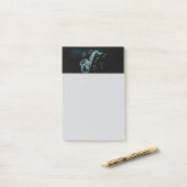 Saxofoon En Muzieknoten Post-it® Notes (Op bureau)