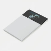 Saxofoon En Muzieknoten Post-it® Notes (Schuin)