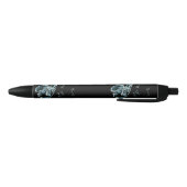 Saxofoon En Muzieknoten Zwarte Inkt Pen (Bodem)