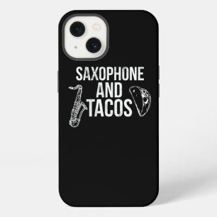 Saxofoon En Tacos Grappige Taco Band iPhone 13 Hoesje