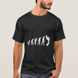 Saxofoon Evolution Gift voor muzikanten Saxofoon L T-shirt
