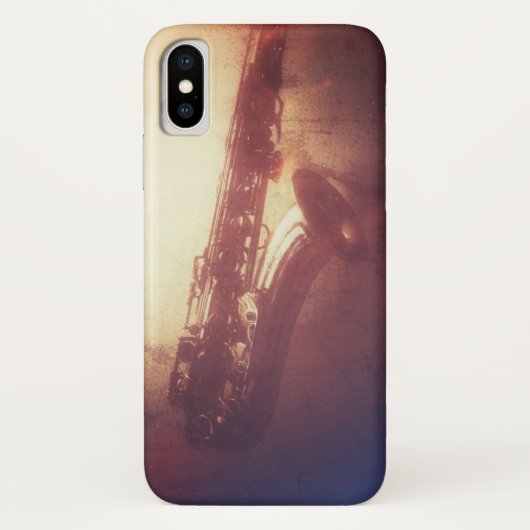 SAXOFOON FUNKY JAZZ IPHONE HOESJE (Achterkant)