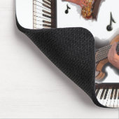 Saxofoon Guitar Trombone Piano Design Muismat (Hoek)