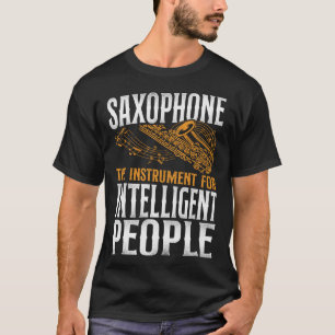 Saxofoon Het instrument voor intelligente T-shirt