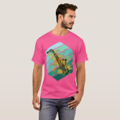 Saxofoon Jazz Music Retro Classic Style S T-shirt (Voorkant volledig)