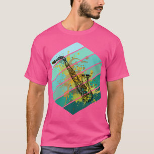 Saxofoon Jazz Music Retro Classic Style S T-shirt