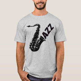 Saxofoon Jazz, saxofonist T-shirt
