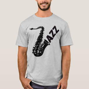 Saxofoon Jazz, saxofonist T-shirt