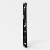 Saxofoon jazz zwart-wit patroon Case-Mate iPhone case (Achterkant/links)