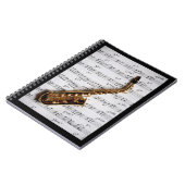 Saxofoon Klassiek Notitieboek (Linkerzijde)