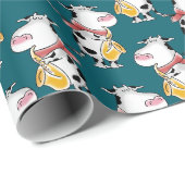 Saxofoon Koe Cadeaupapier (Rol Hoek)