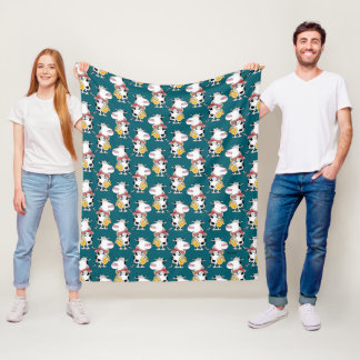 Saxofoon Koe Fleece Deken