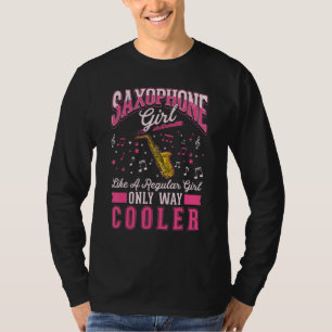 Saxofoon meisje Saxofoon speler Saxofonist 3 T-shirt