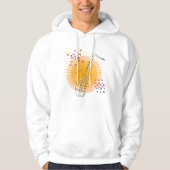 Saxofoon Modern Grafisch Saxofoonspeler Jazz Festi Hoodie (Voorkant)