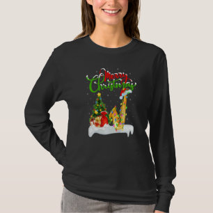 Saxofoon Muziek Kerst Decoraties Saxofoon Kerstmi T-shirt