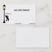 Saxofoon Muziek Logo Visitekaartje (Voorkant / Achterkant)