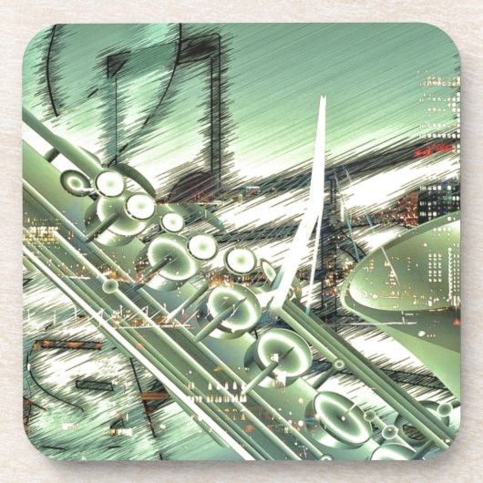 Saxofoon muziek ontwerp accessoires - aanpassen drankjes onderzetter (Voorkant)