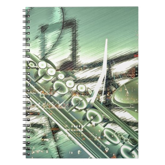 Saxofoon muziek ontwerp accessoires - aanpassen notitieboek (Voorkant)