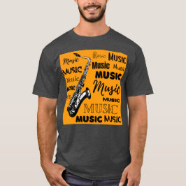 saxofoon ,muziek t-shirt