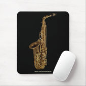 SAXOFOON MUZIEKLIEFHEBBER Mousepad Muismat (Met muis)