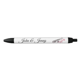 Saxofoon Muzikant Custom Wedding Favoriet Gift Zwarte Inkt Pen
