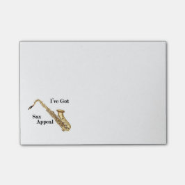 Saxofoon notities post-it® notes