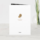 Saxofoon & Piano Music Design Personalized Kaart (Achterkant)