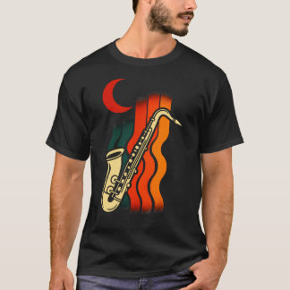 Saxofoon Retro - Jazzmuziek Liefhebbers T-shirt