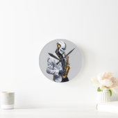 saxofoon robot ronde klok (Huis)