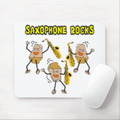 Saxofoon Rocks Muismat (Met muis)