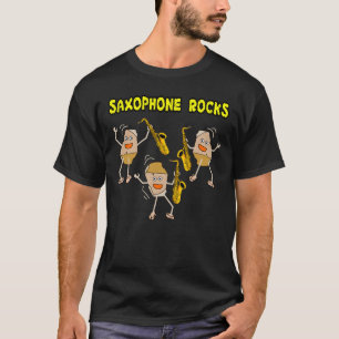 Saxofoon Rocks T-shirt