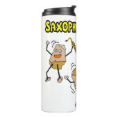 Saxofoon Rocks Thermosbeker (Gedraaid links)