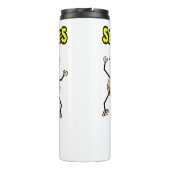 Saxofoon Rocks Thermosbeker (Achterkant)